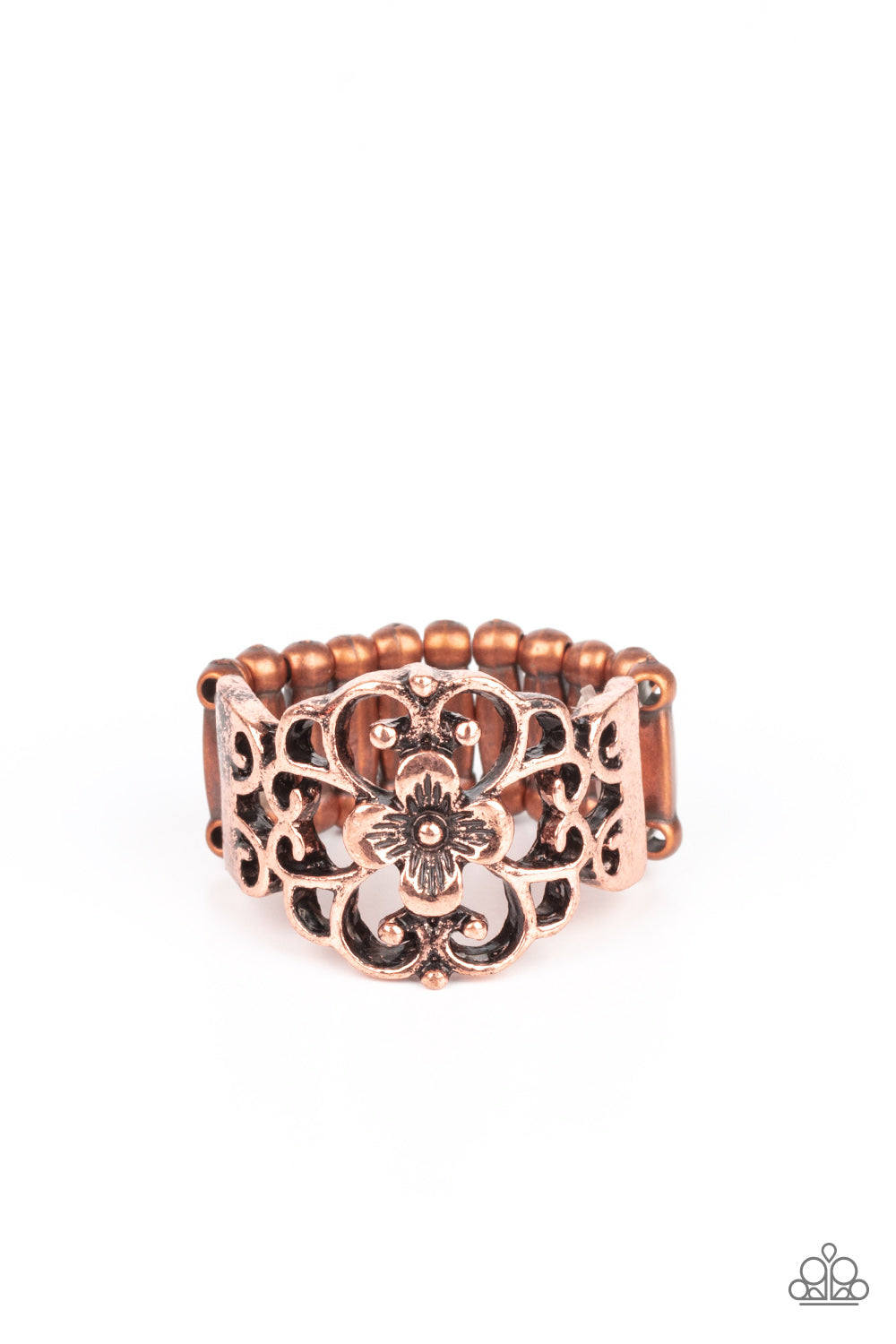 Paparazzi Accessories Fanciful Flower Gardens - Copper