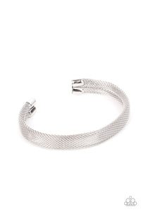 Paparazzi Accessories Ready, Willing, and CABLE - Silver