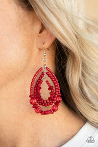 Paparazzi Accessories Prana Party - Red