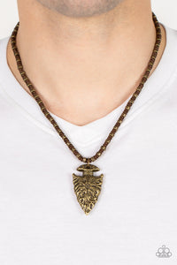 Paparazzi Accessories Get Your ARROWHEAD in the Game - Brass